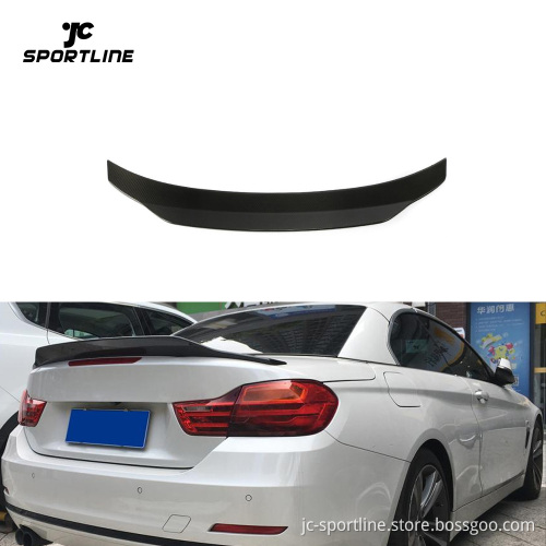 Carbon Fiber Rear Wing Spoiler for BMW F33 428i 430i 435i 440i Convertible 2014-2019